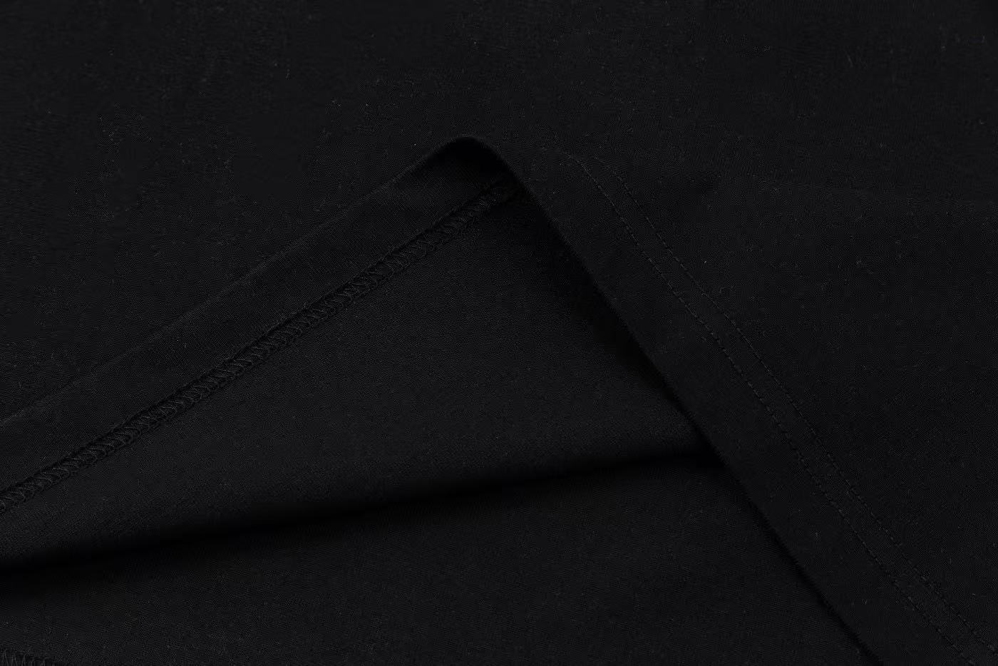 Fendi ブラックコットン Tシャツ