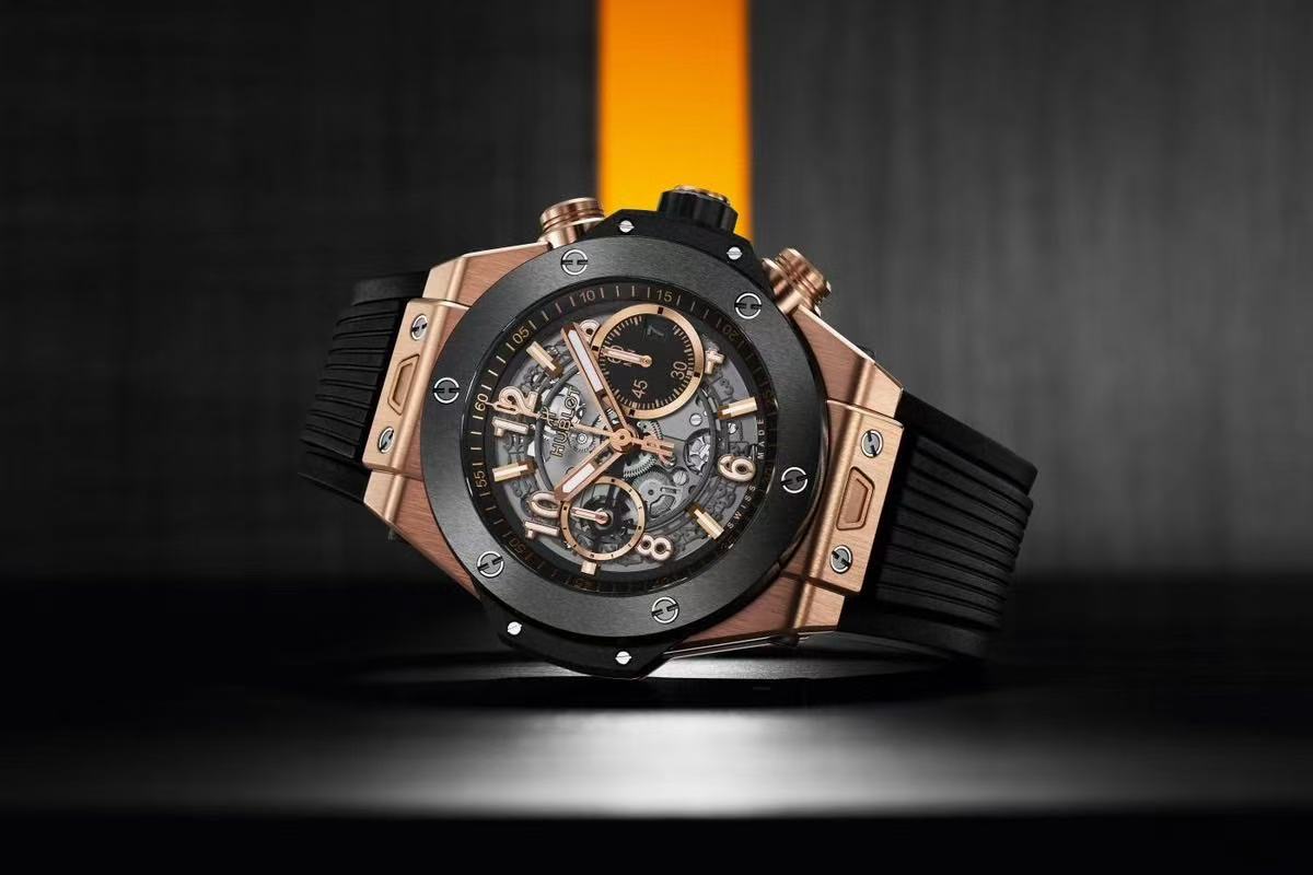  HUBLOT ウブロ ウニコ キングゴールドセラミック