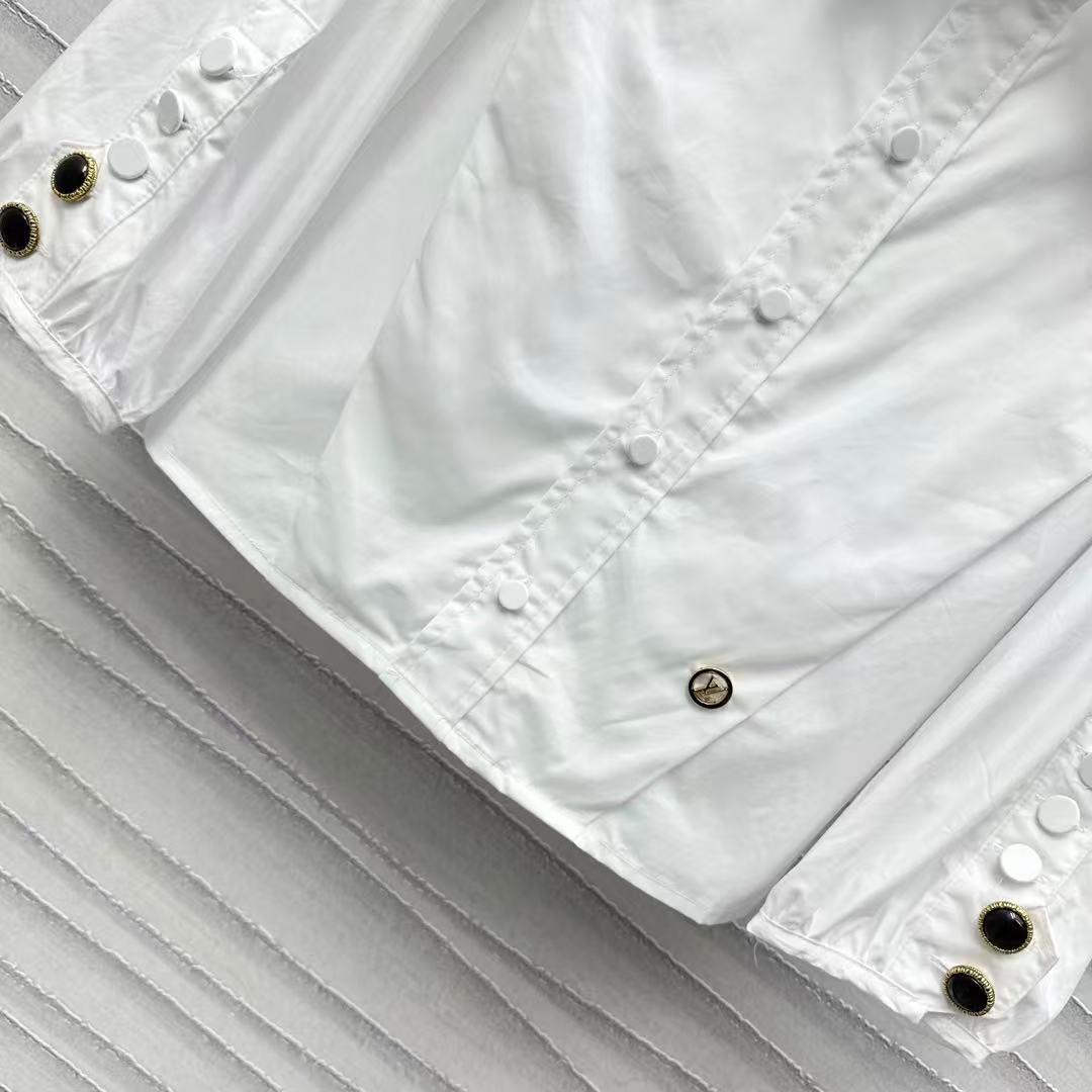 Louis vuitton パフスリーブ ブラウス