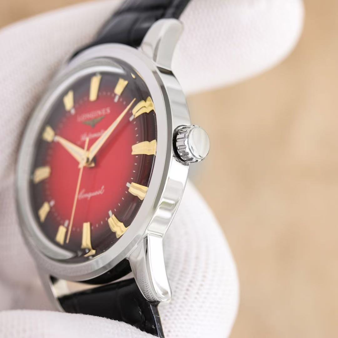 LONGINES  ロンジン  CONQUEST HERITAGE YEAR OF THE SNAKE EDITION, L1.651.4.09.2, 自動巻 ウォッチ, Ø 40.00 mm, ステンレススティール.