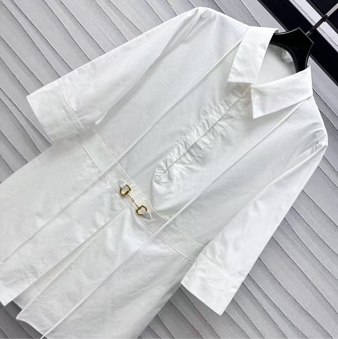 GUCCI ホースビット コットンポプリン シャツドレス