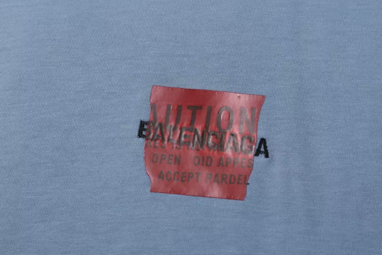 Balenciaga グレーブルー の メンズ TAPED BALENCIAGA BACK Tシャツ ミディアムフィット