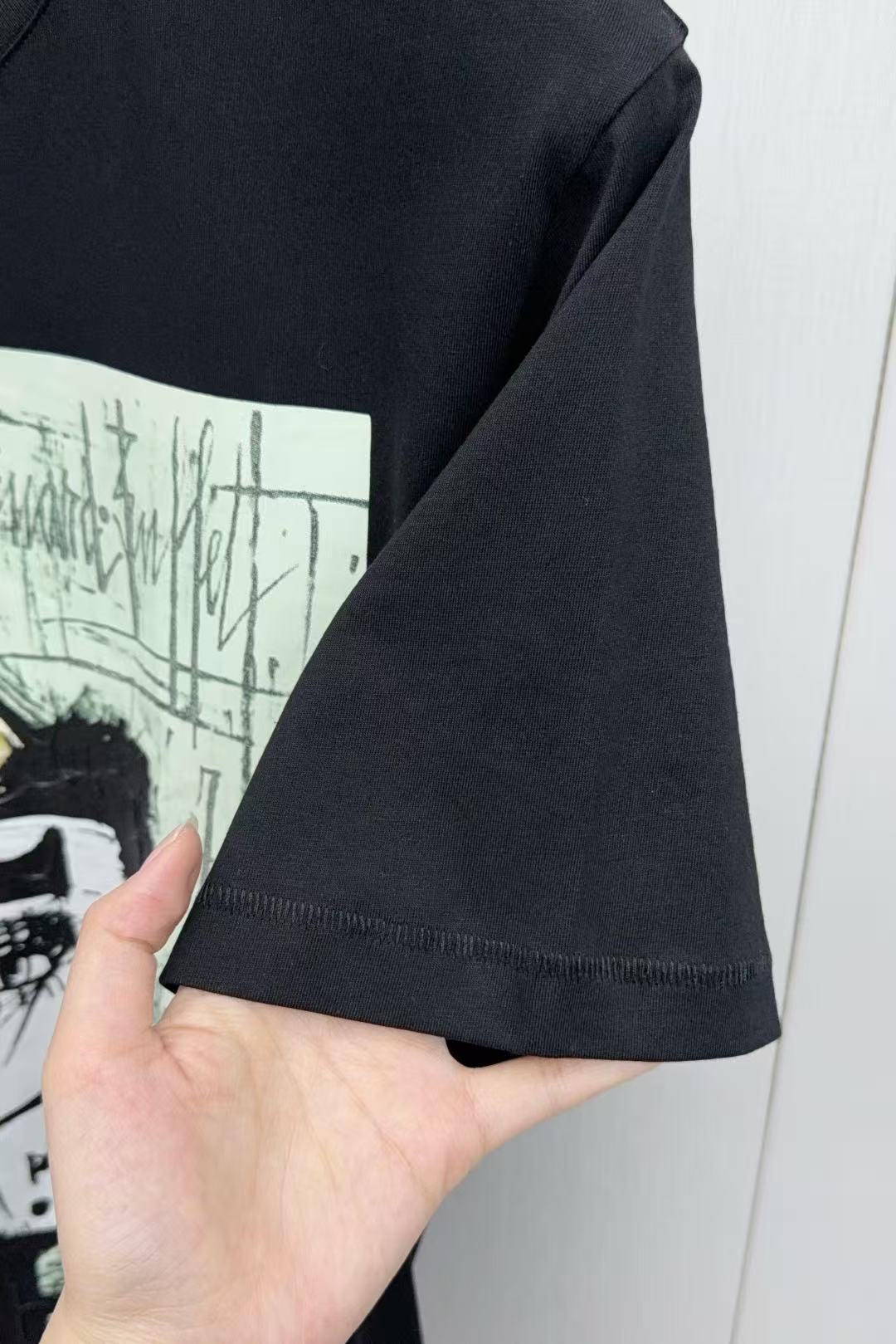 Prada プリントジャージー Tシャツ