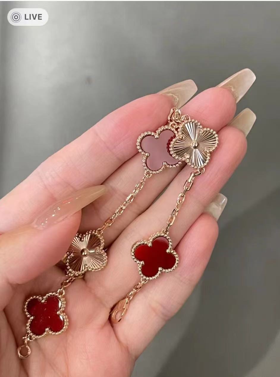 ヴィンテージ アルハンブラ ブレスレット、5モチーフ