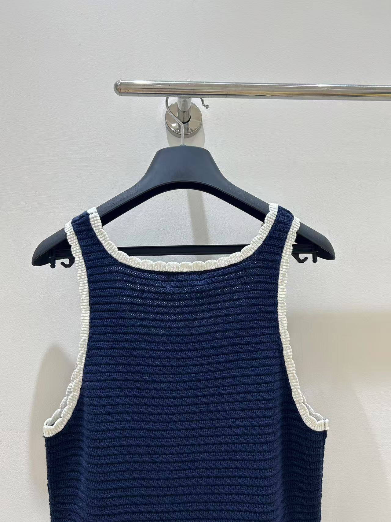 CELINE ミニドレス / クロシェコットン 