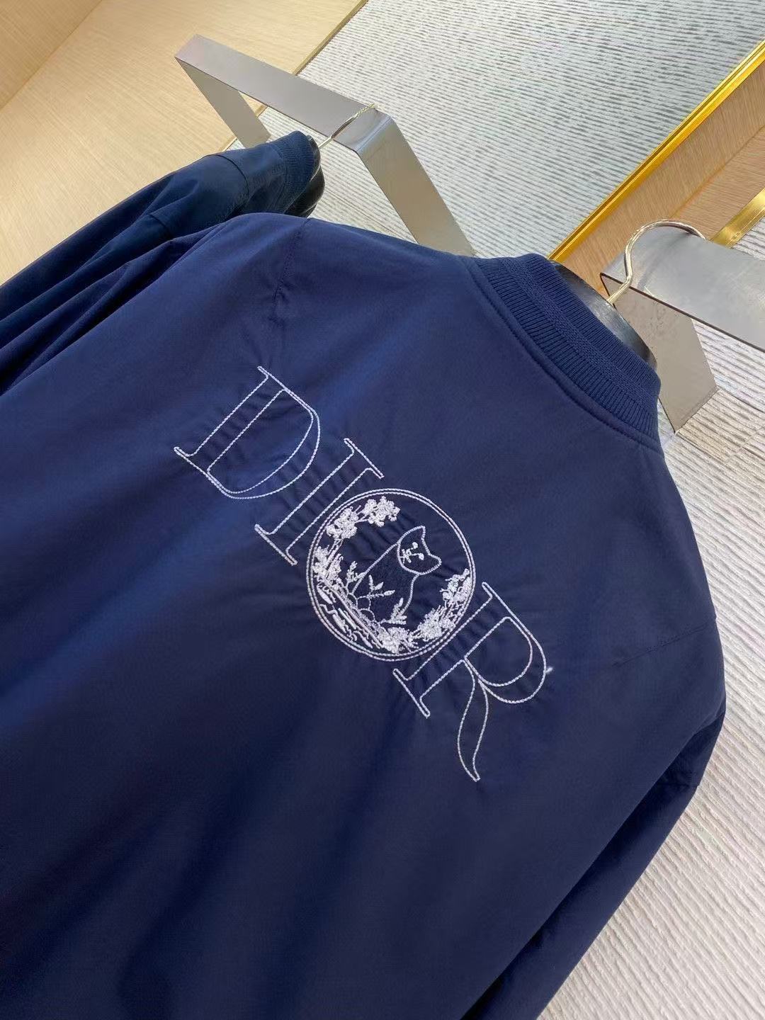 DIOR AND HYLTON NEL ボンバージャケット コットンブレンド