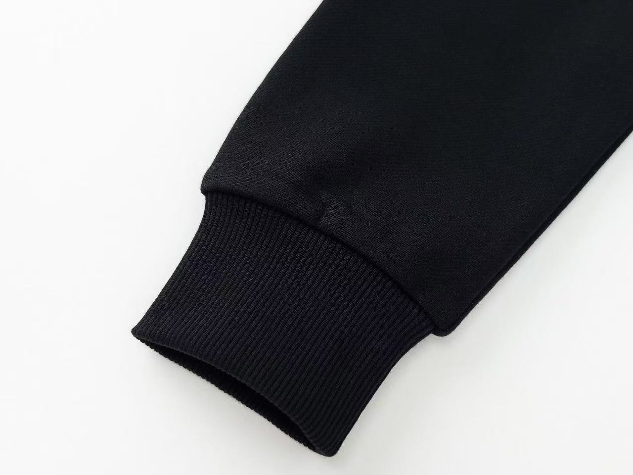 Burberry チェックフード コットン ジップフーディー