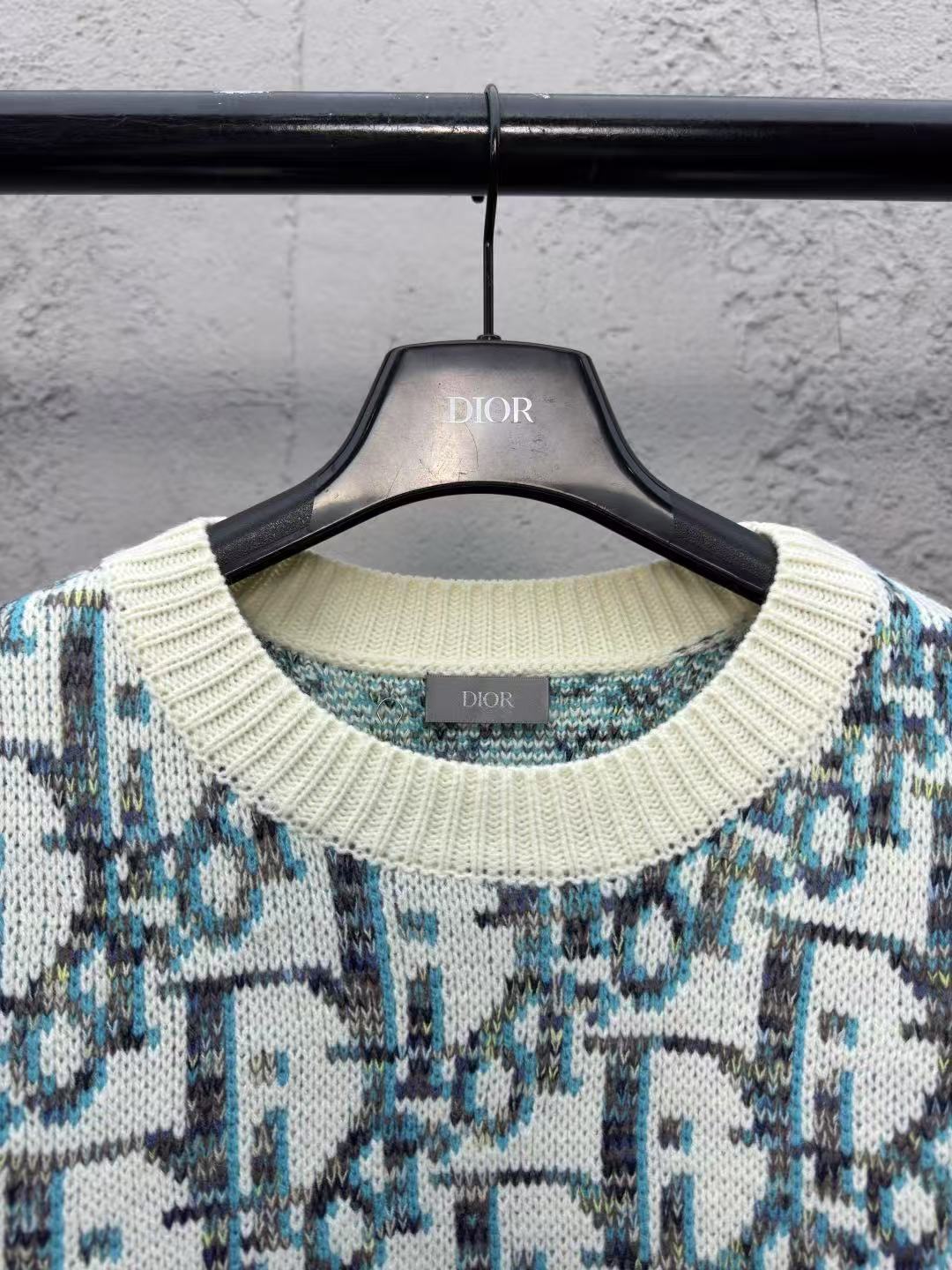 DIOR セーター ディオール オブリーク バージンウール ジャカード