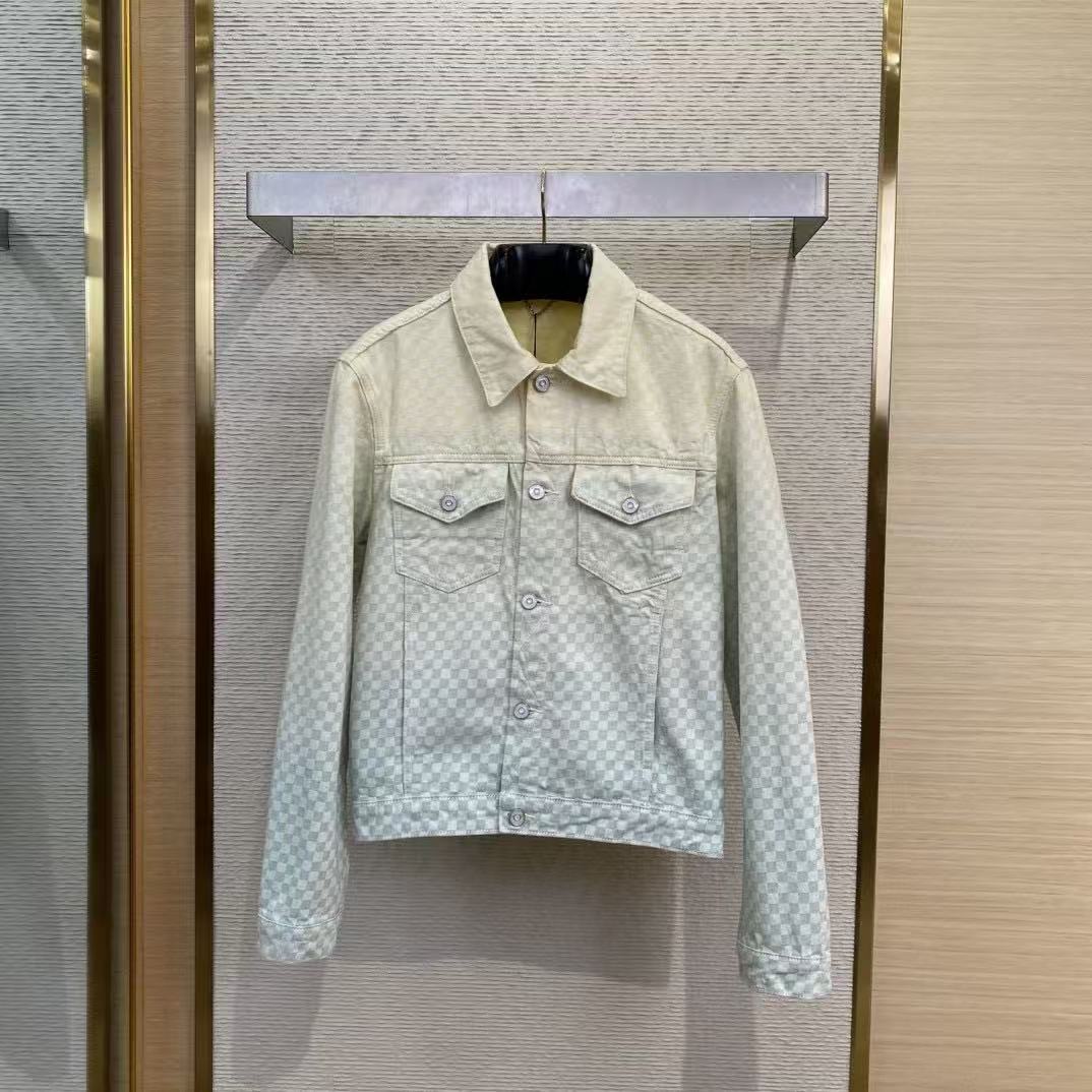 Louis vuitton ダミエ グラディエントジャカード デニムジャケット