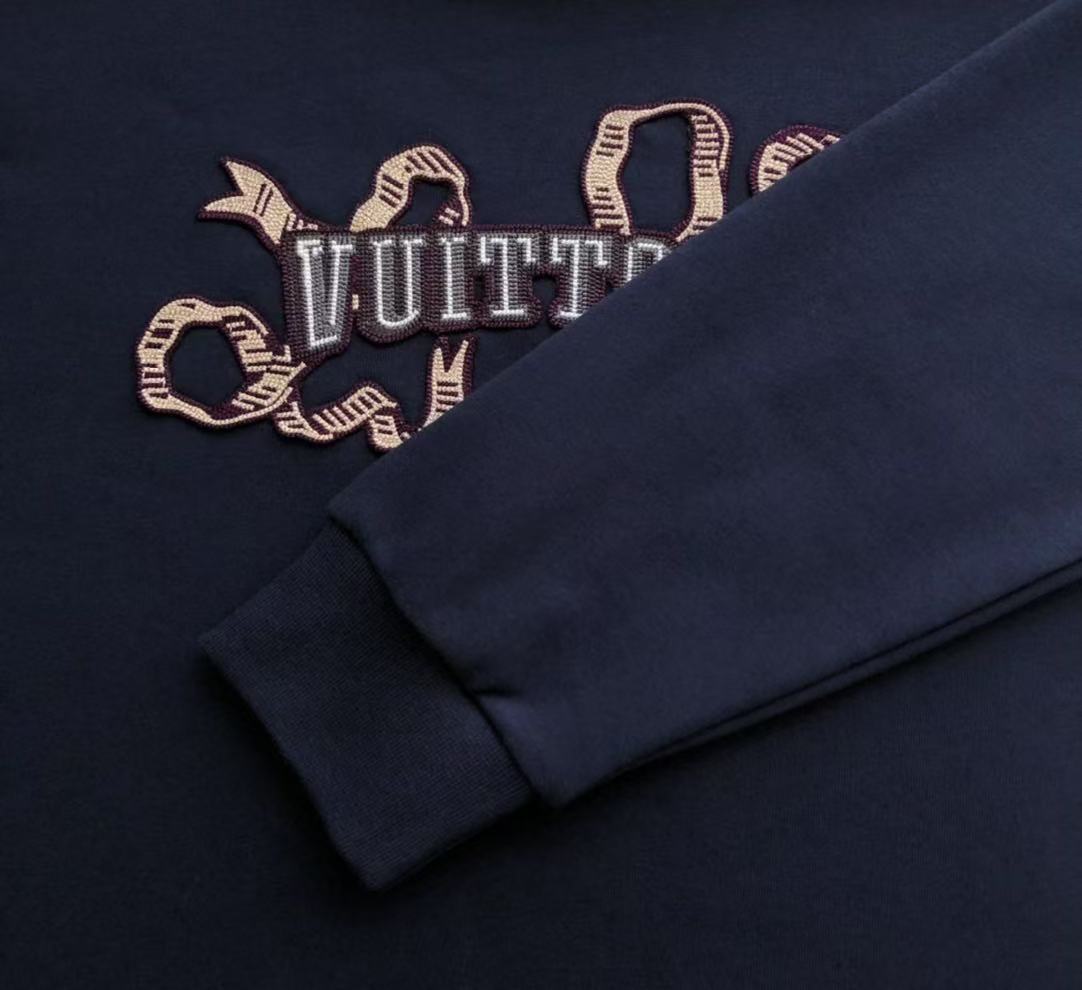 Louis vuitton エンブロイダードコットンクルーネック