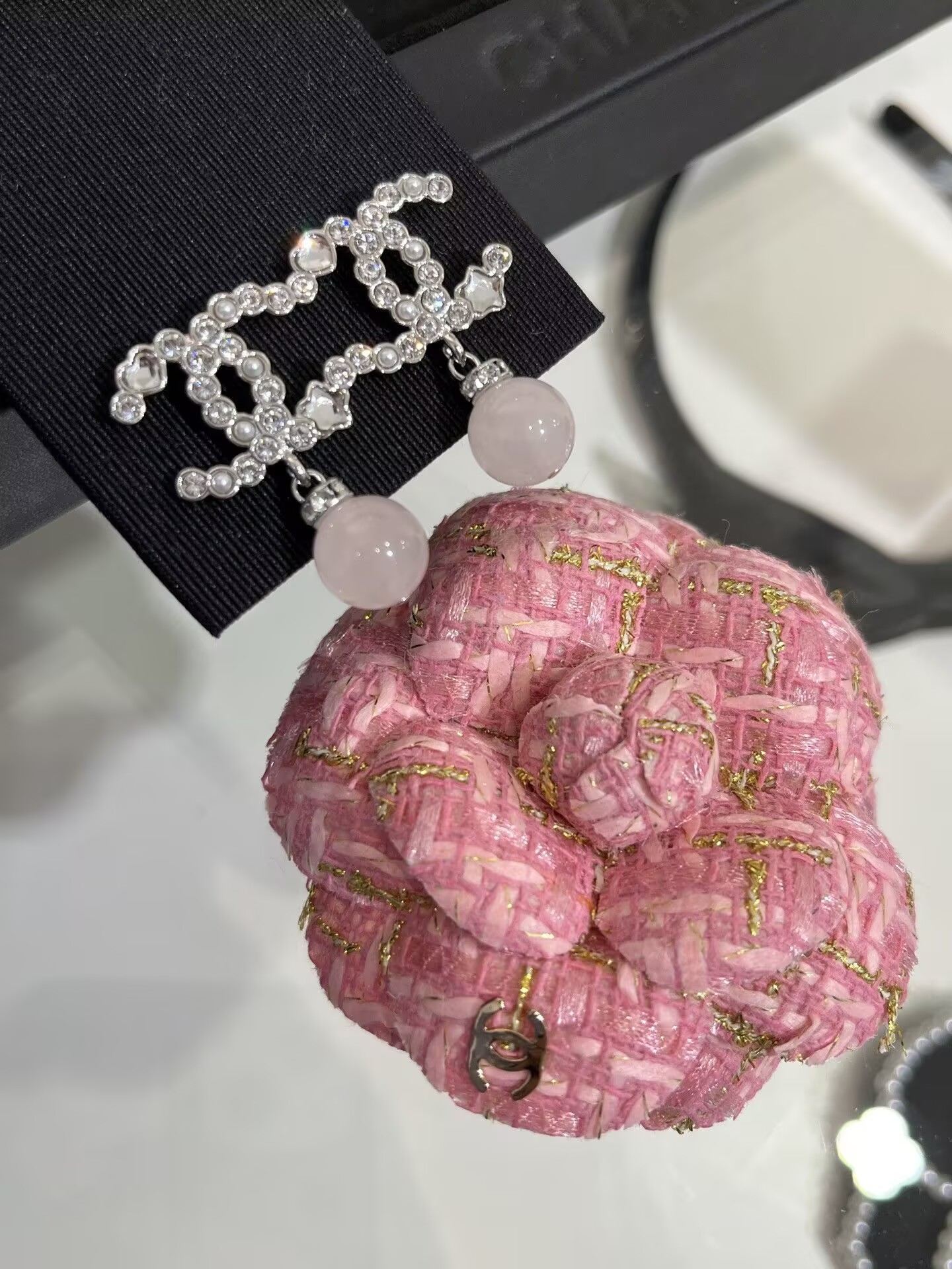 シャネル CHANEL パール CCロゴ ピアス