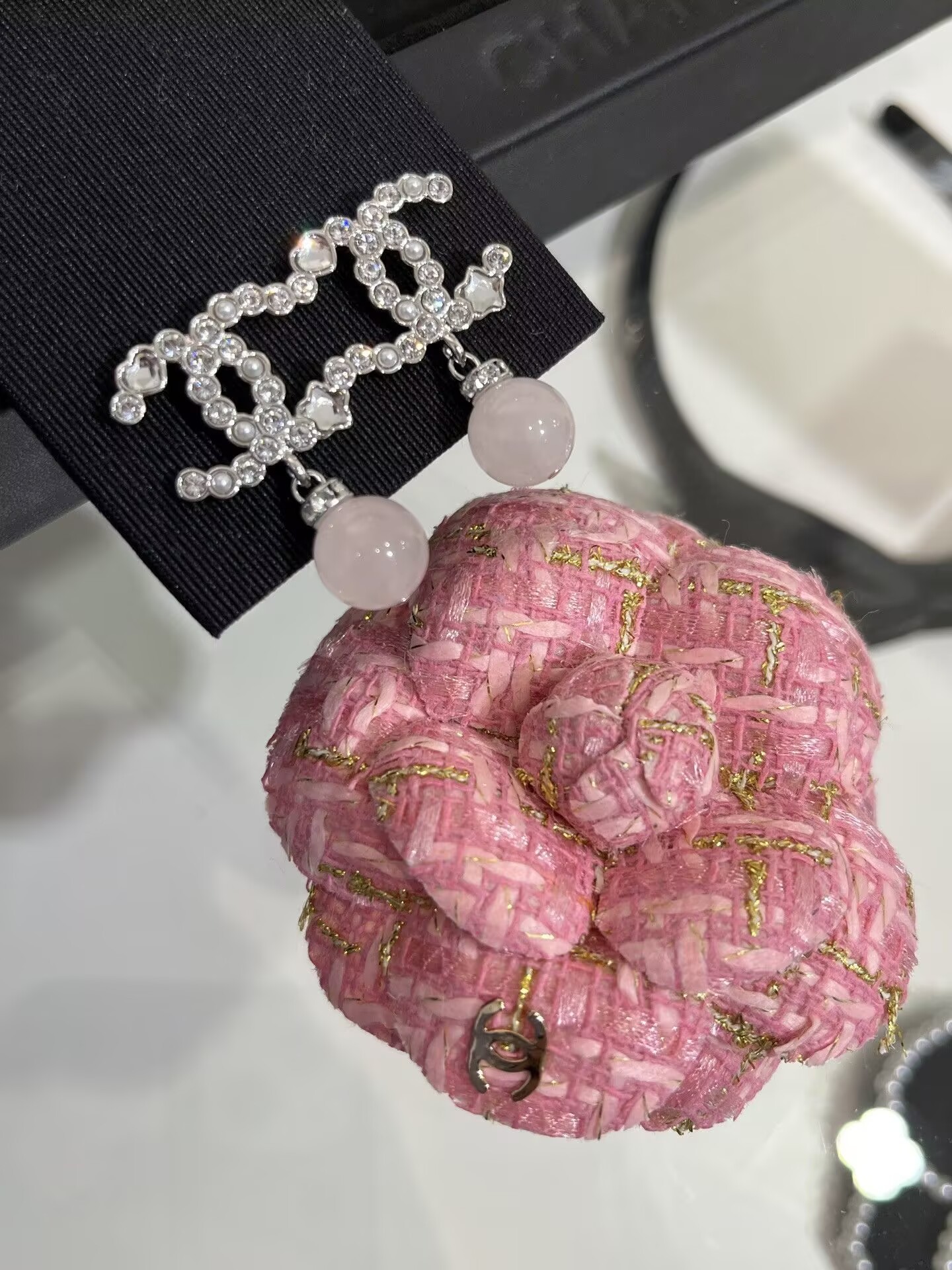 シャネル CHANEL パール CCロゴ ピアス