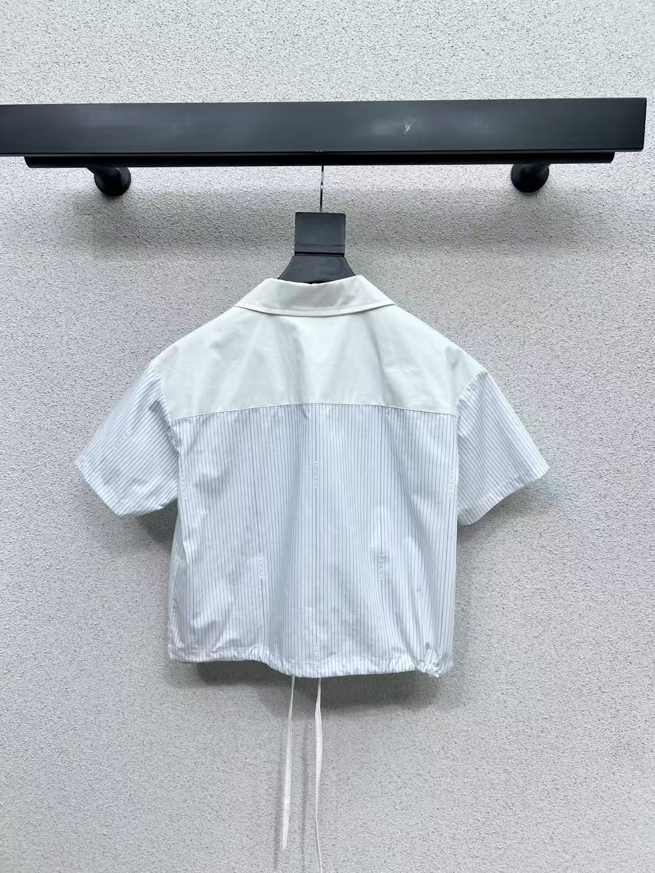 GUCCI コットン フィルクーペ シャツ