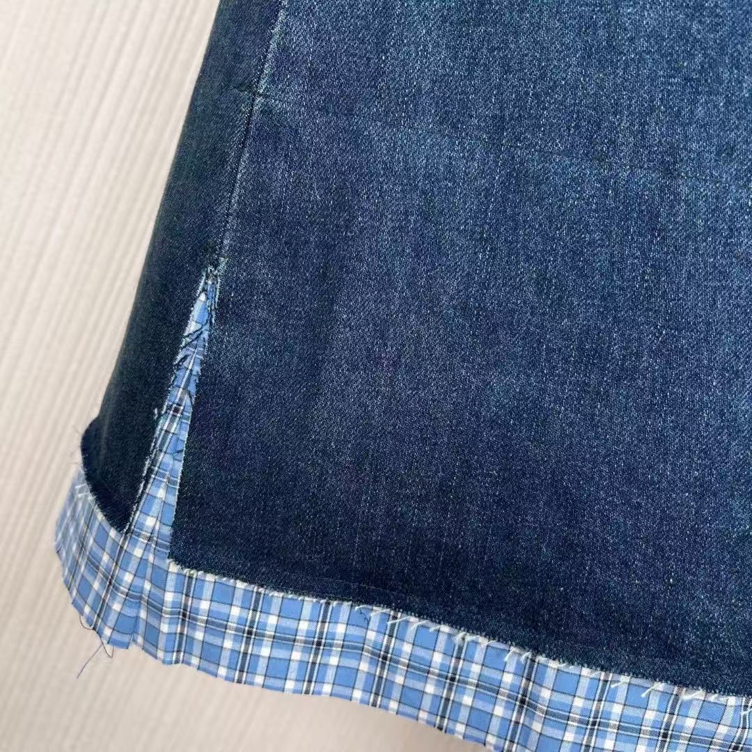 MIUMIU ウォッシュドデニム ミニドレス