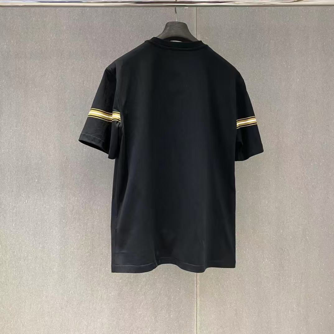 Burberry ストライプ コットンTシャツ