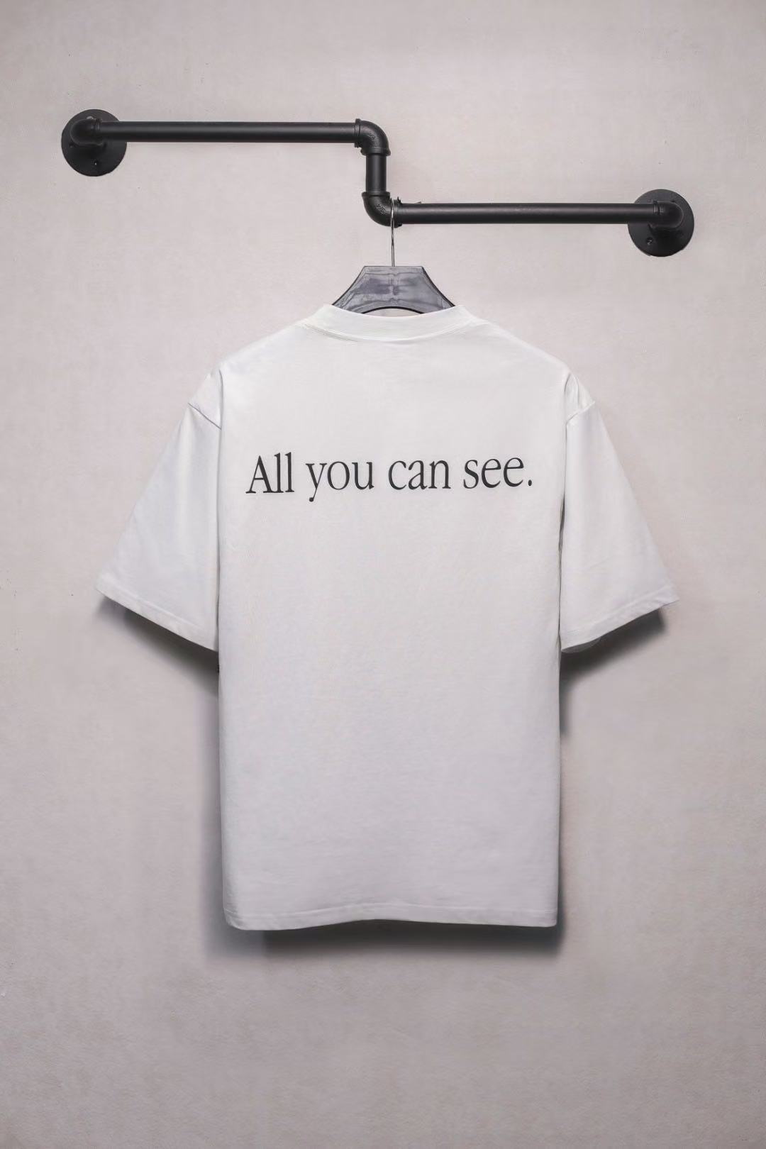 Balenciaga ダーティーエフェクト ホワイト の メンズ 360 SUNGLASSES Tシャツ ミディアムフィット