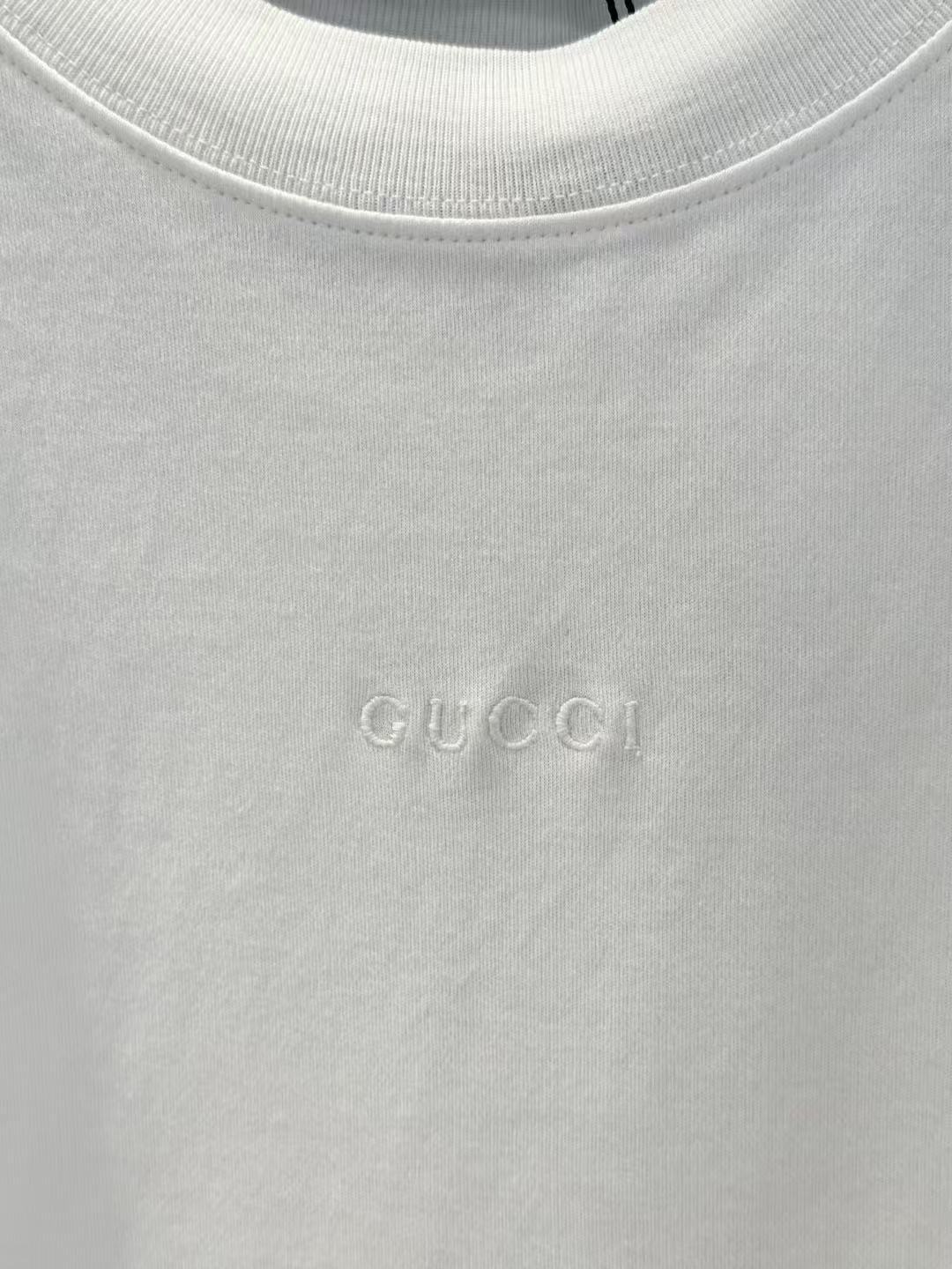 GUCCI エンブロイダリー ソフトジャージー Tシャツ