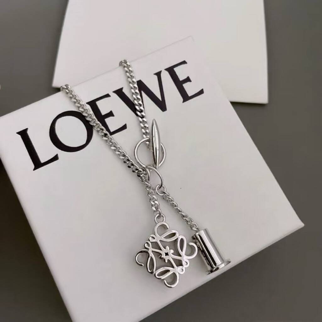 【LOEWE 】ロゴ アナグラム チェーン ネックレス