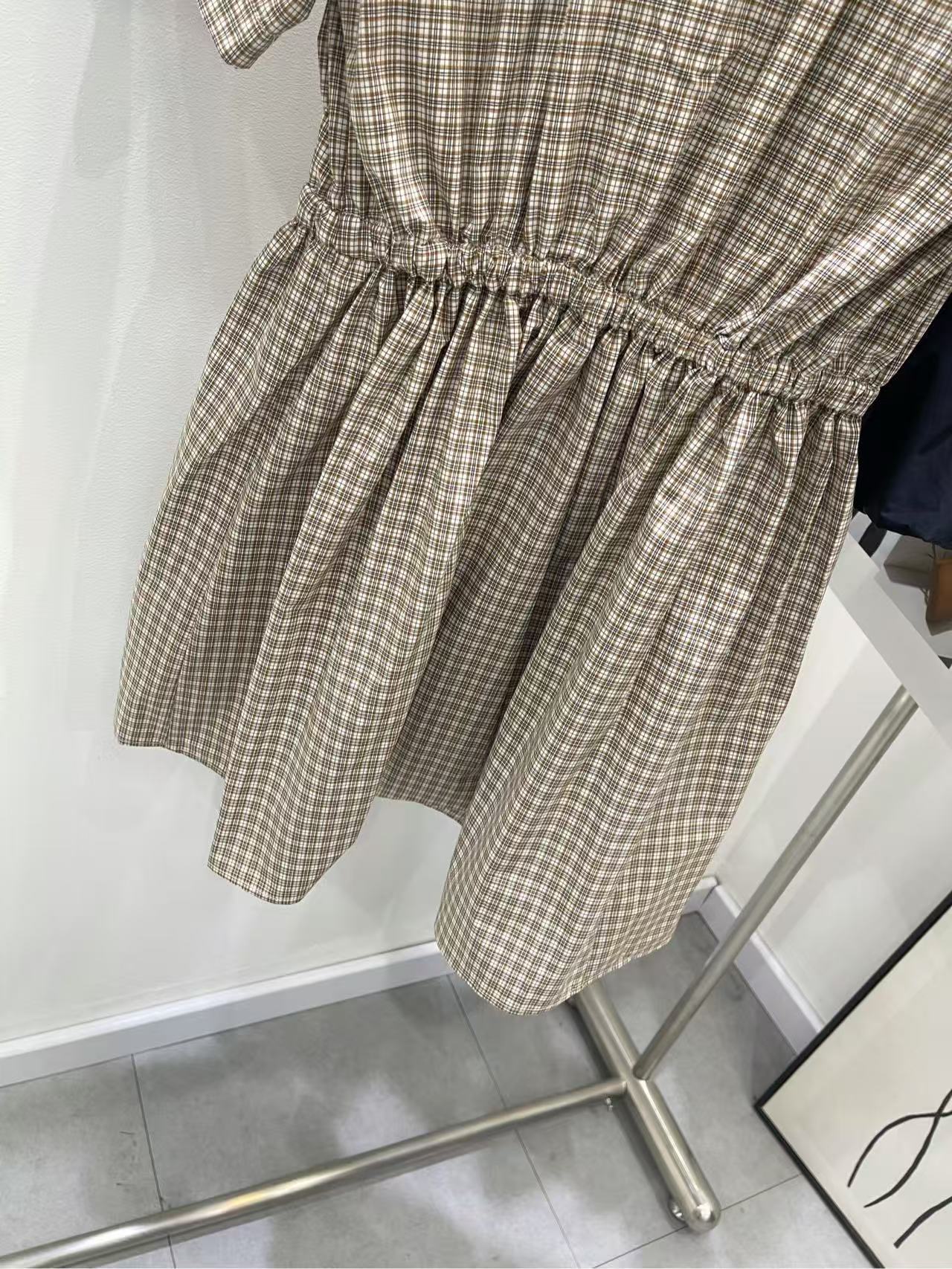 MIUMIU チェック ミニドレス