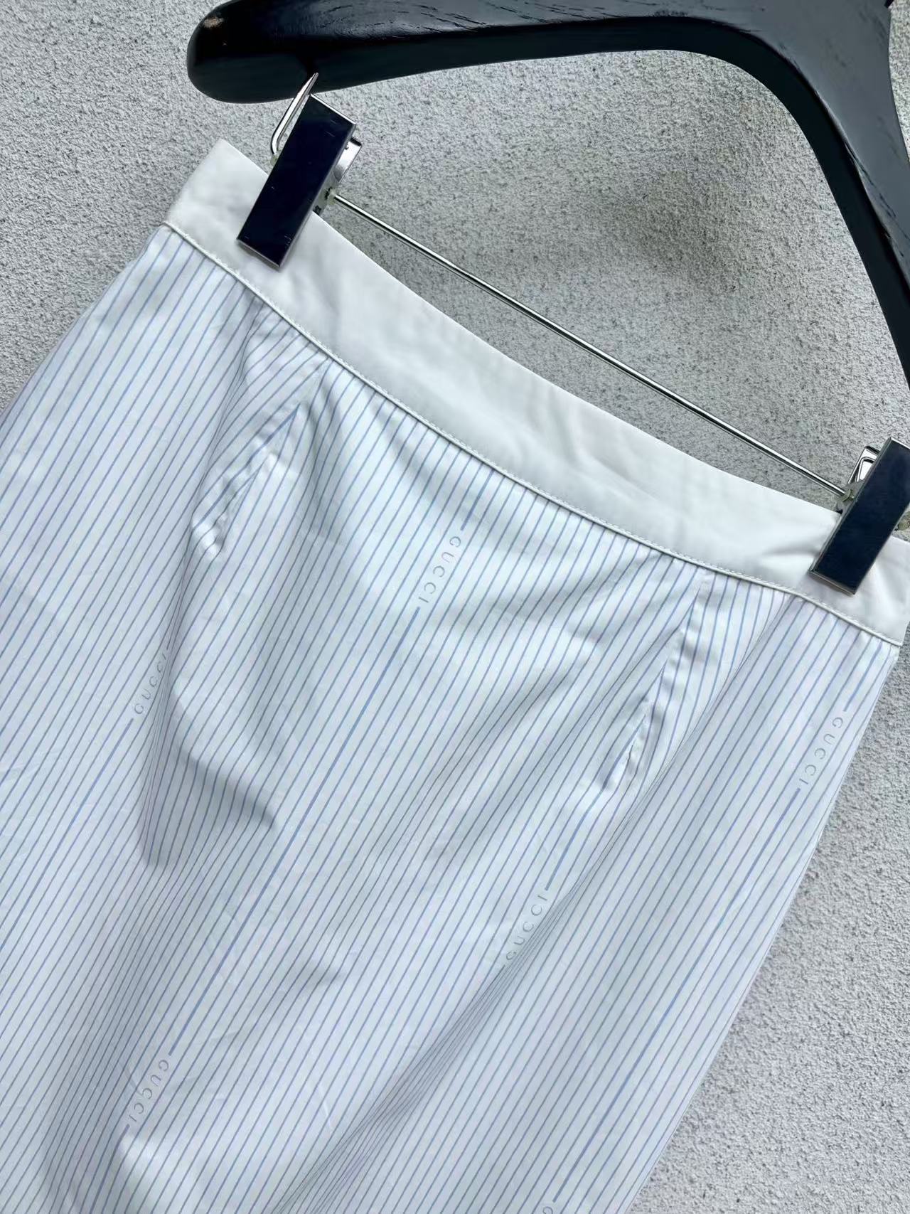 GUCCI コットン フィルクーペ スカート