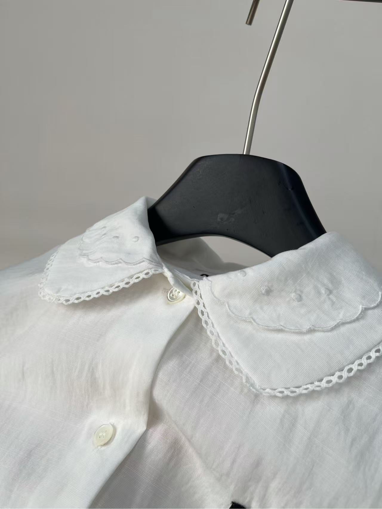 MIUMIU スラブポプリン シャツ