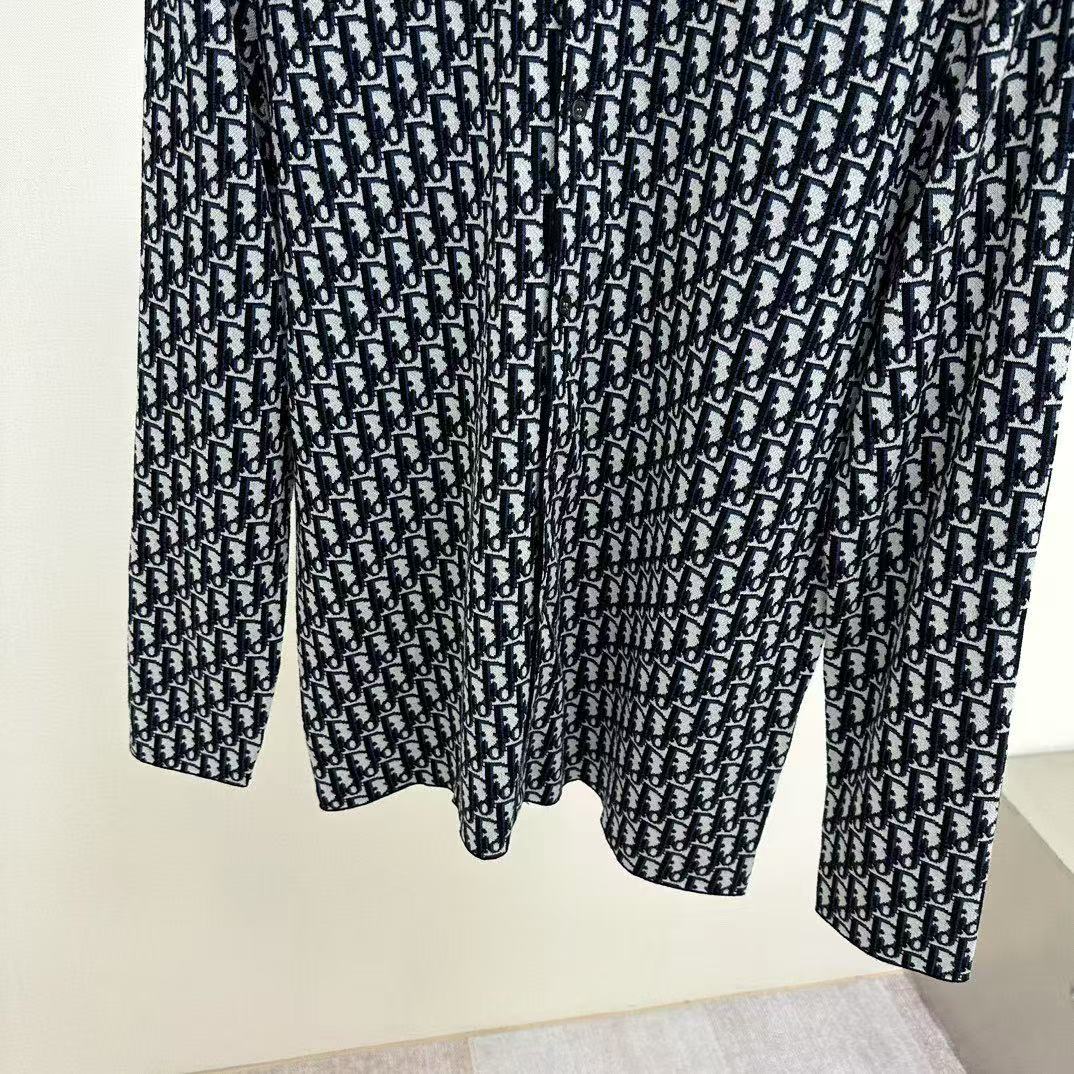 DIOR オーバーシャツ ディオール オブリーク コットンジャカード