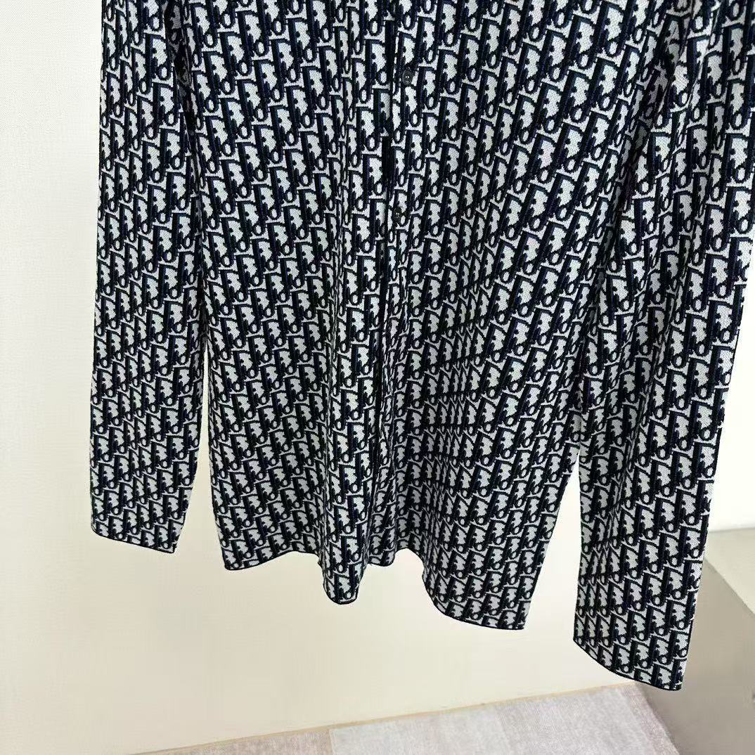 DIOR オーバーシャツ ディオール オブリーク コットンジャカード