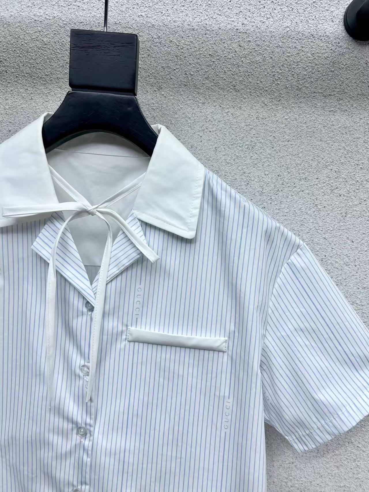 GUCCI コットン フィルクーペ シャツ