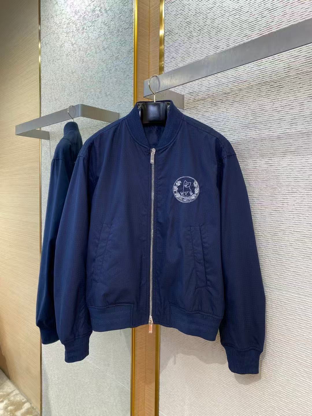 DIOR AND HYLTON NEL ボンバージャケット コットンブレンド