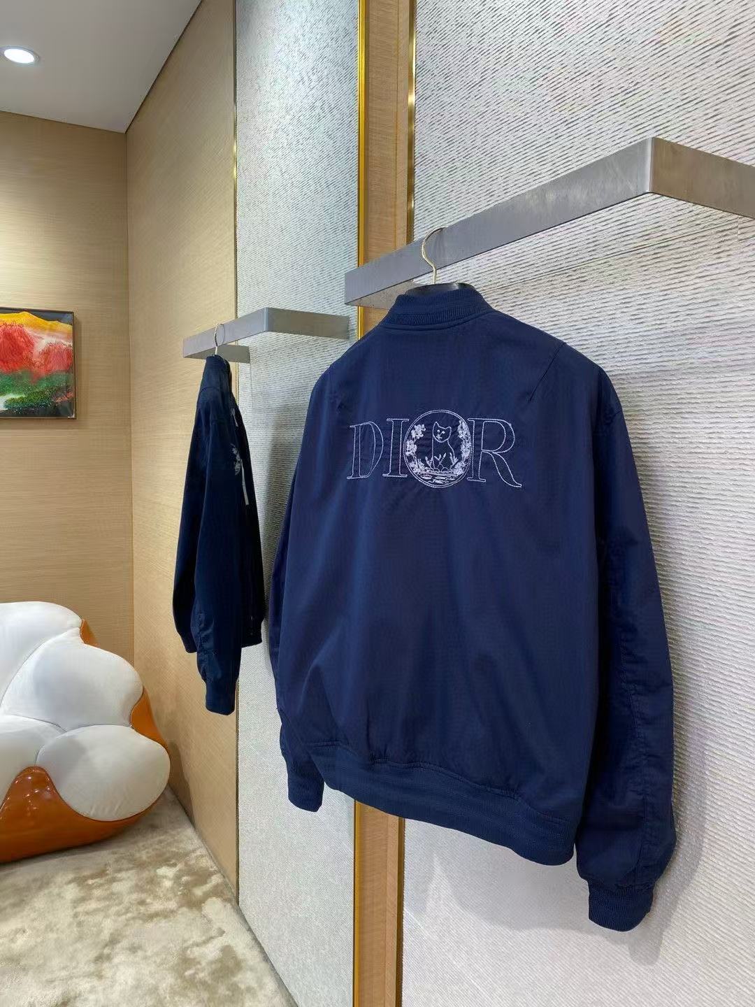 DIOR AND HYLTON NEL ボンバージャケット コットンブレンド