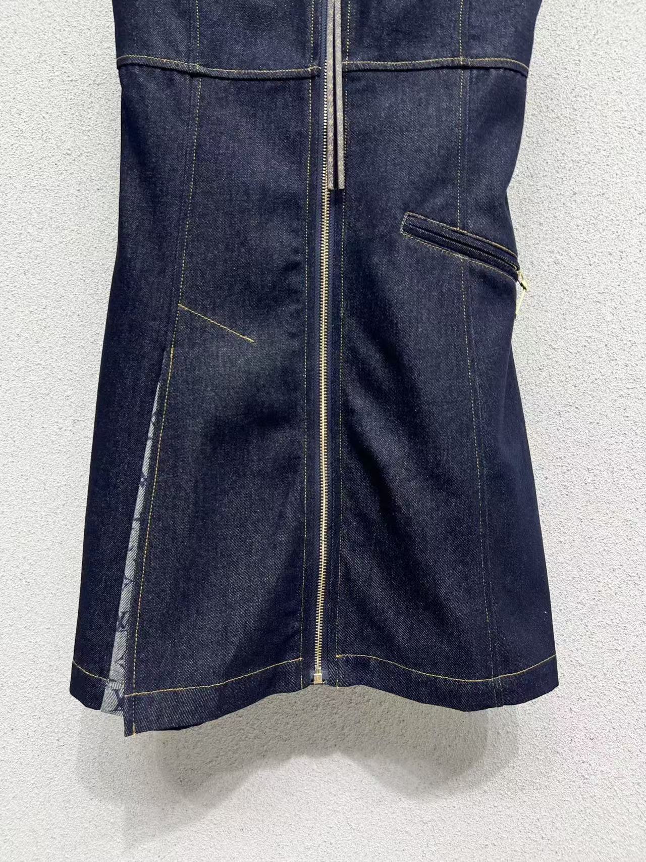 Louis vuitton デニム ミニドレス