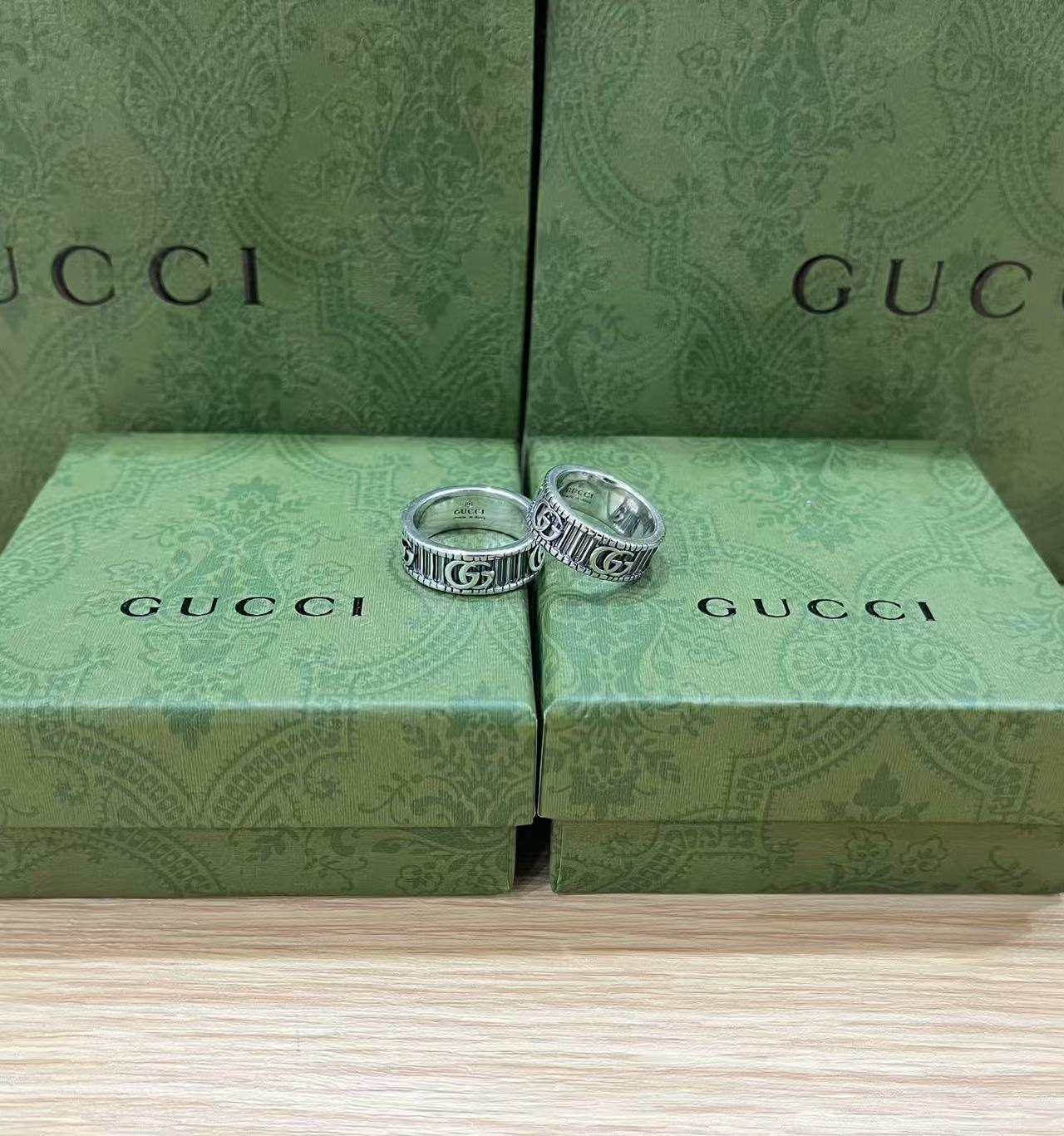 GUCCI ダブルG ワイドリング
