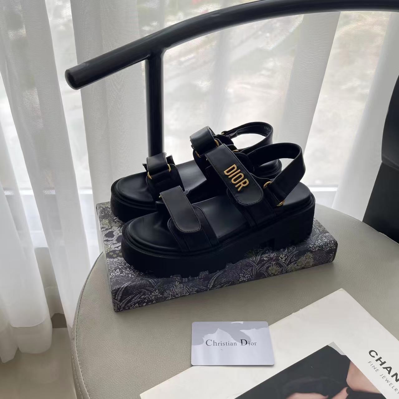 Dioract サンダル ラムスキン