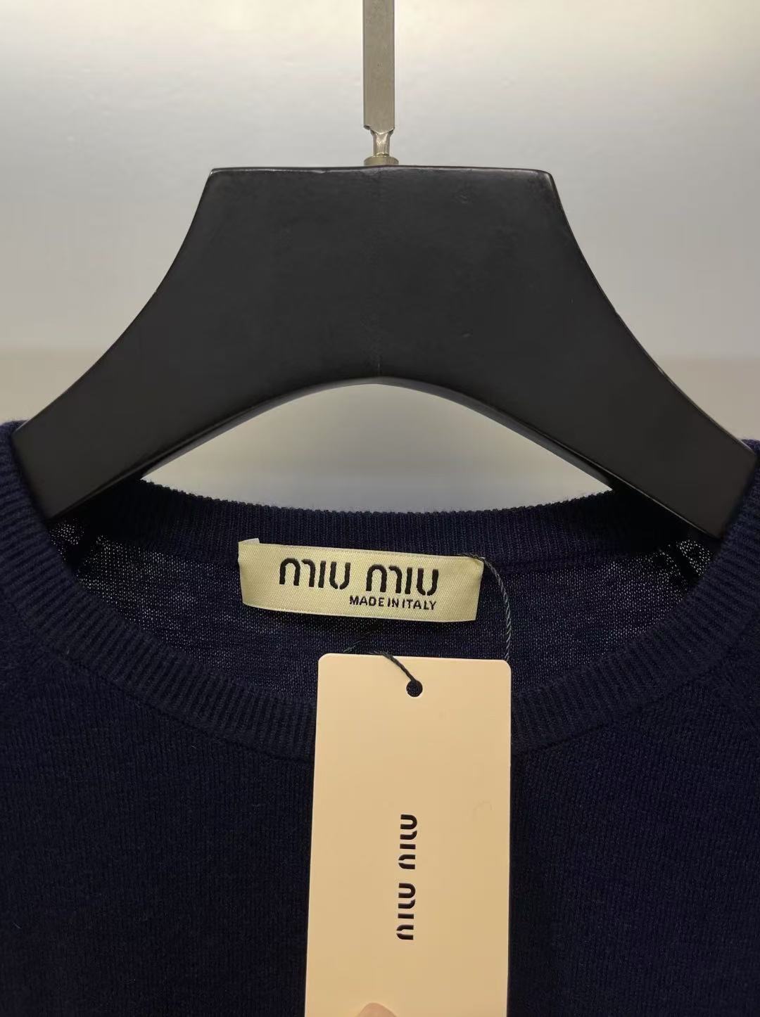 MIUMIU ウール クルーネック セーター