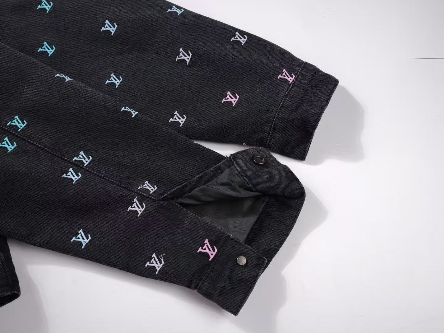 LV ブラゾン グラディエントエンブロイダリーデニム コーチジャケット