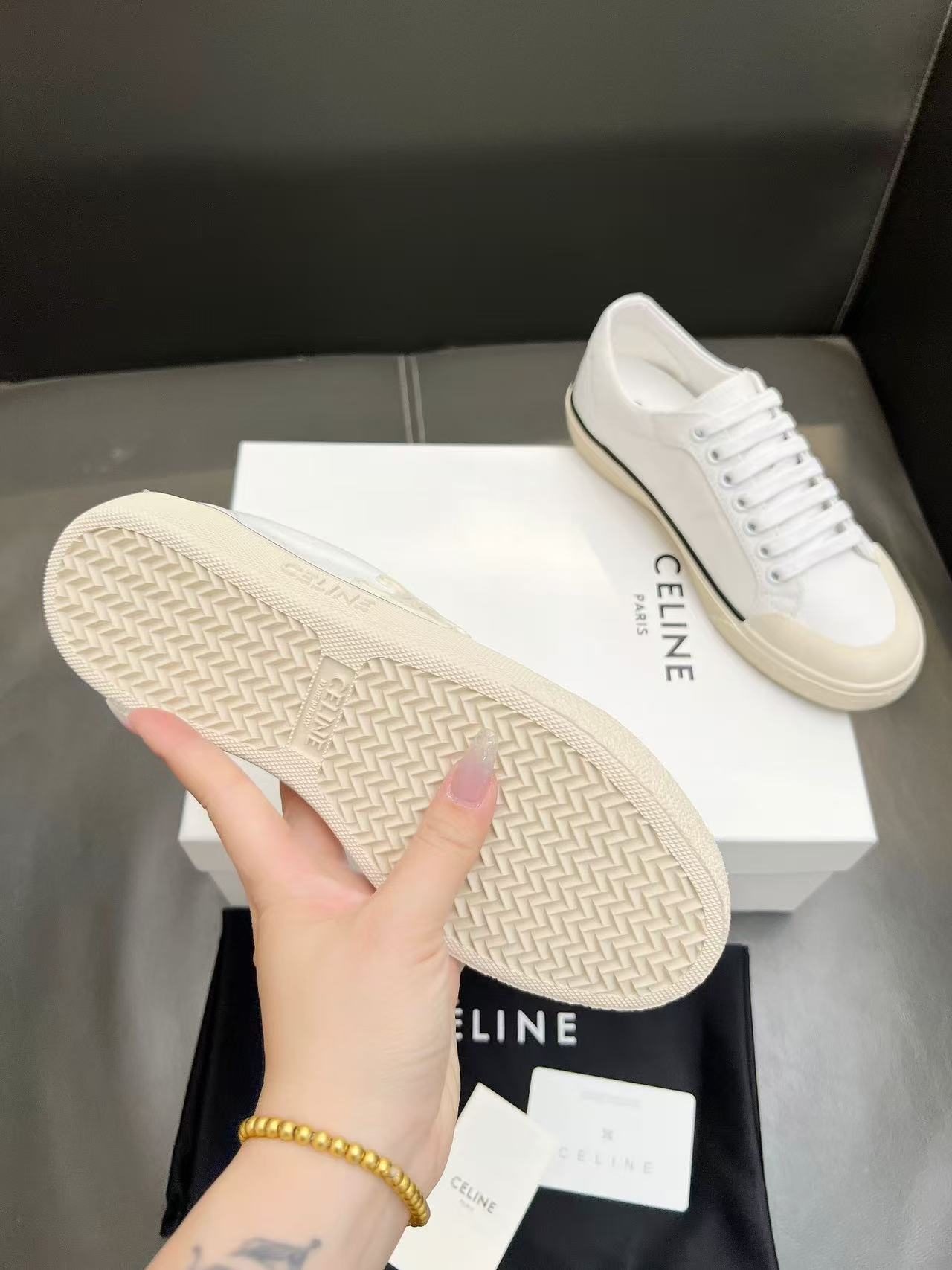 CELINE アラン トリオンフ スニーカー / キャンバス