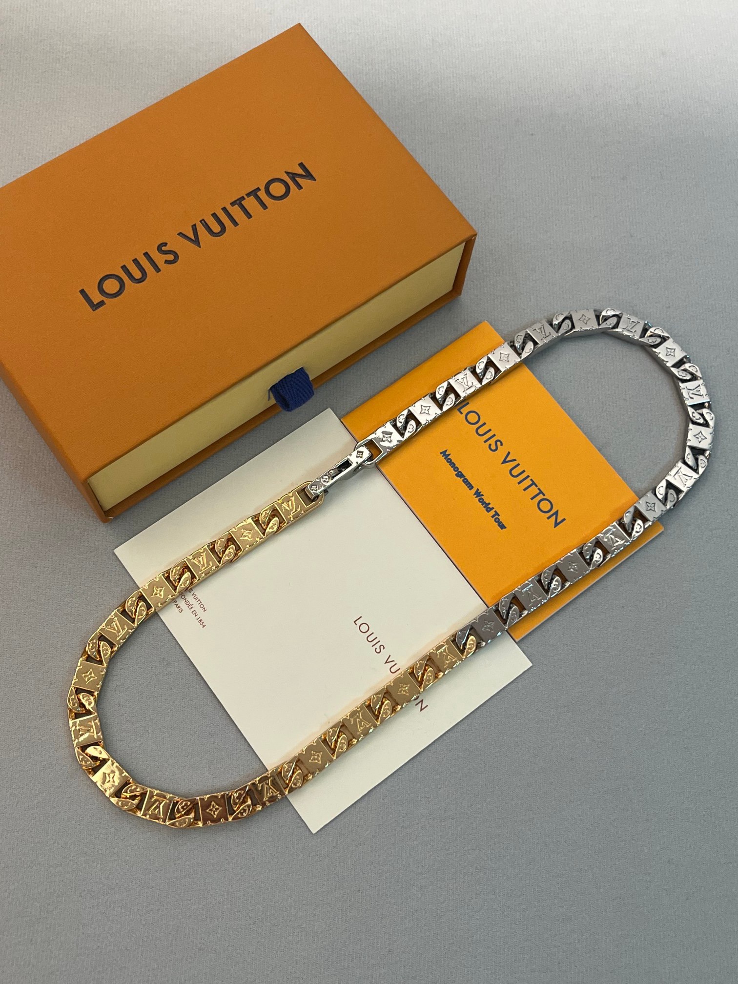 M02229 ネックレス･モノグラム タイドアップ