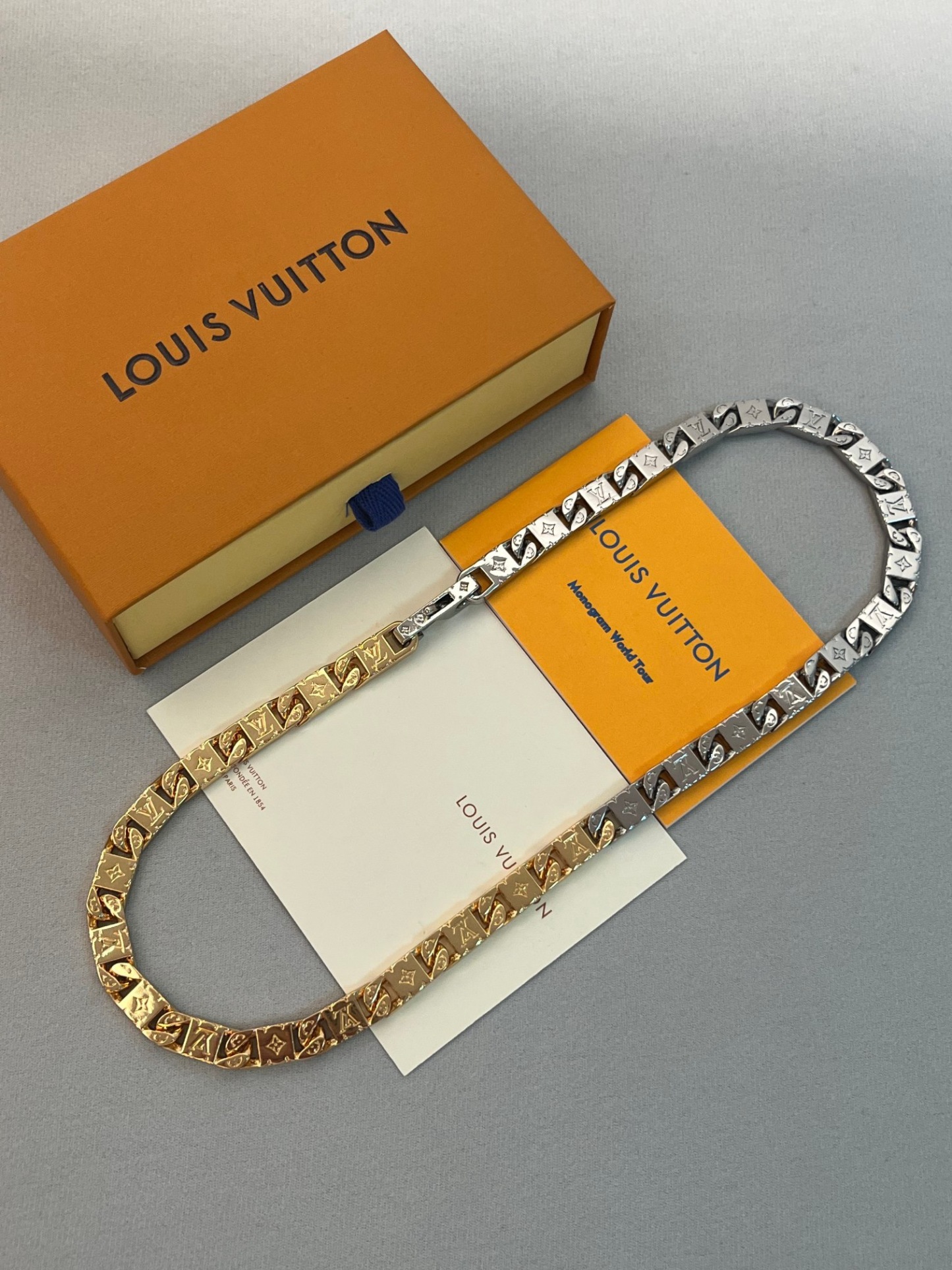 M02229 ネックレス･モノグラム タイドアップ