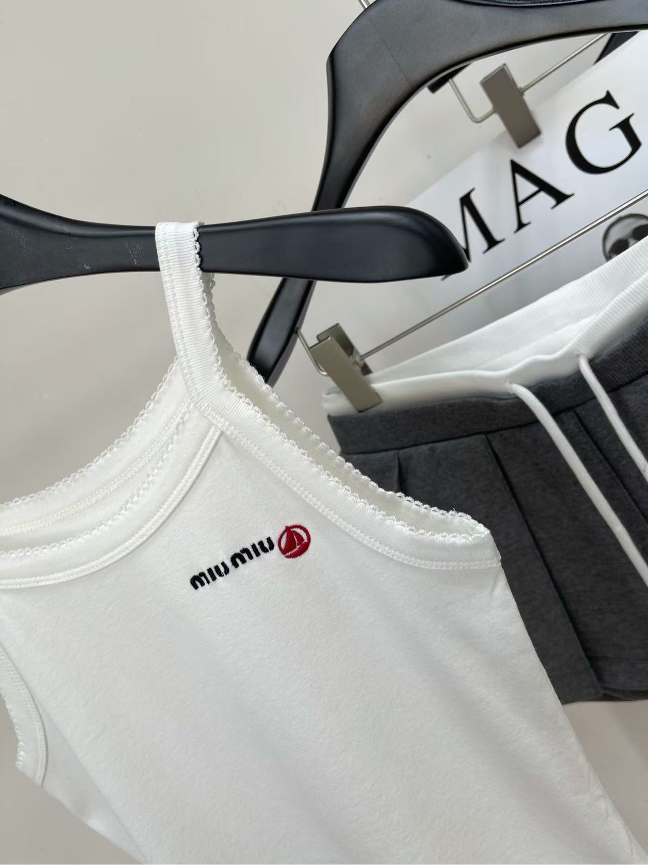 Petit Bateau X Miu Miu ストレッチジャージー トップ