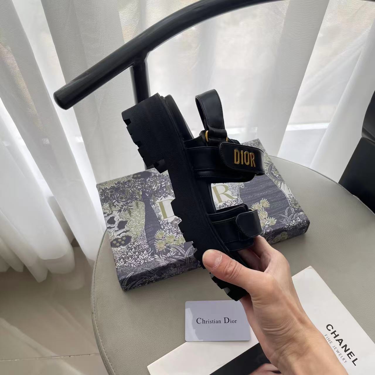 Dioract サンダル ラムスキン