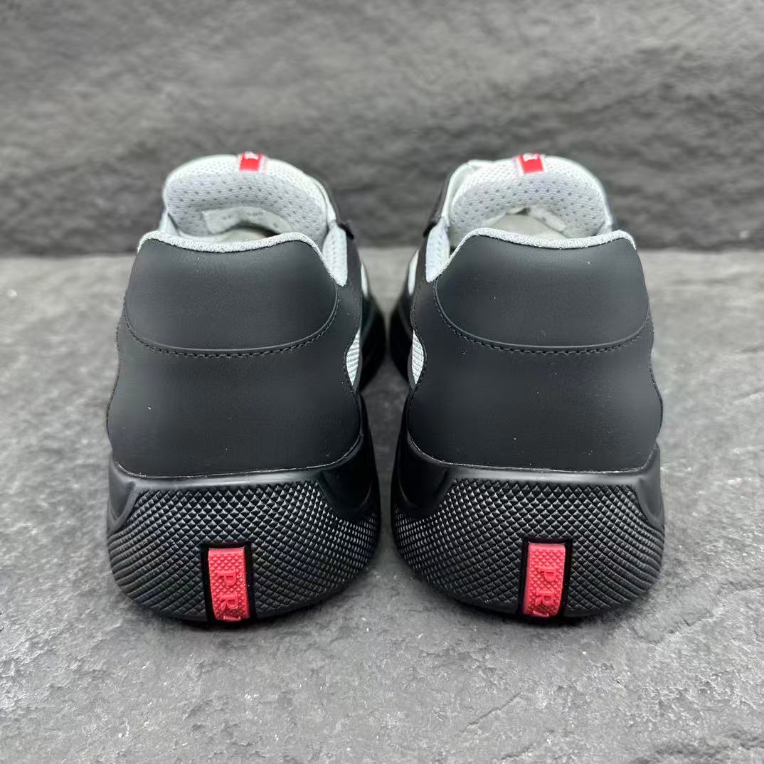 Prada プラダ アメリカズカップ ソフトラバーxバイクファブリック スニーカー