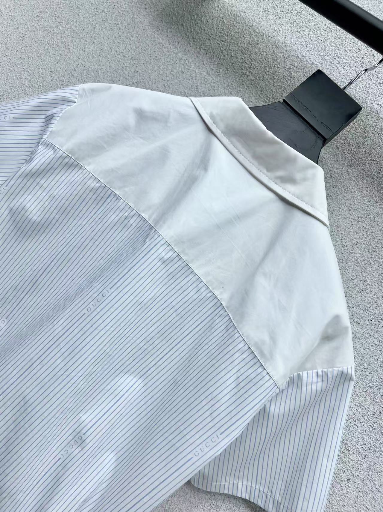 GUCCI コットン フィルクーペ シャツ