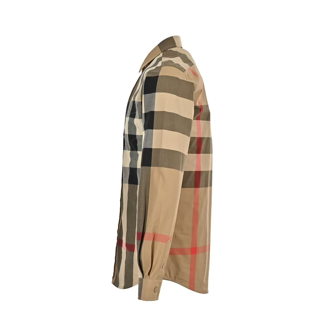 Burberry チェック コットンシャツ