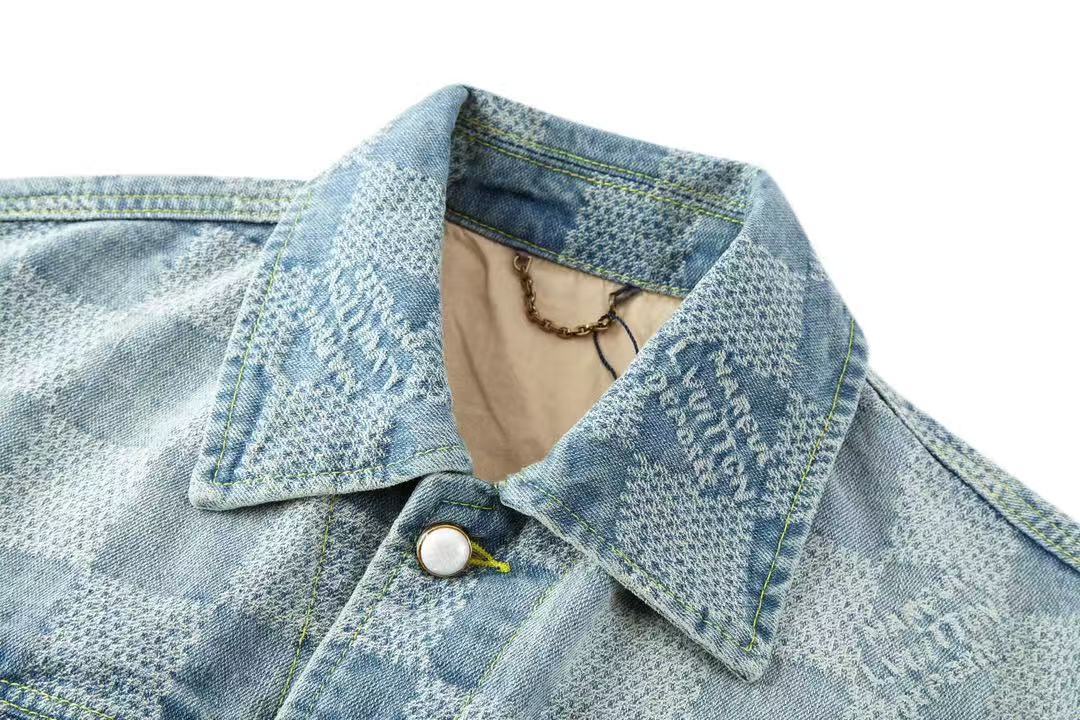 Louis vuitton ダミエ クラシックデニムジャケット