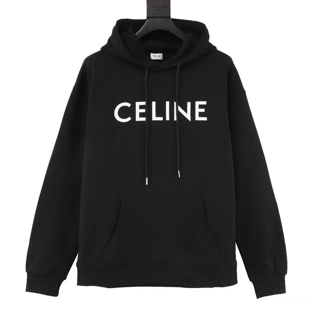 CELINE ルーズ フーディー / コットンフリース