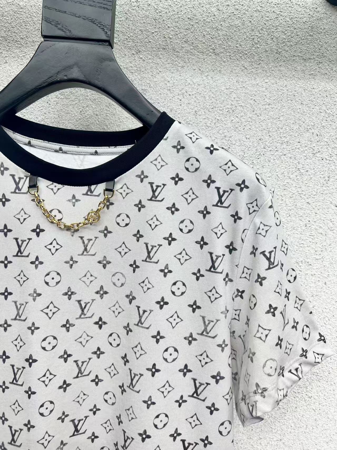 Louis vuitton ウォッシュド モノグラム Tシャツ
