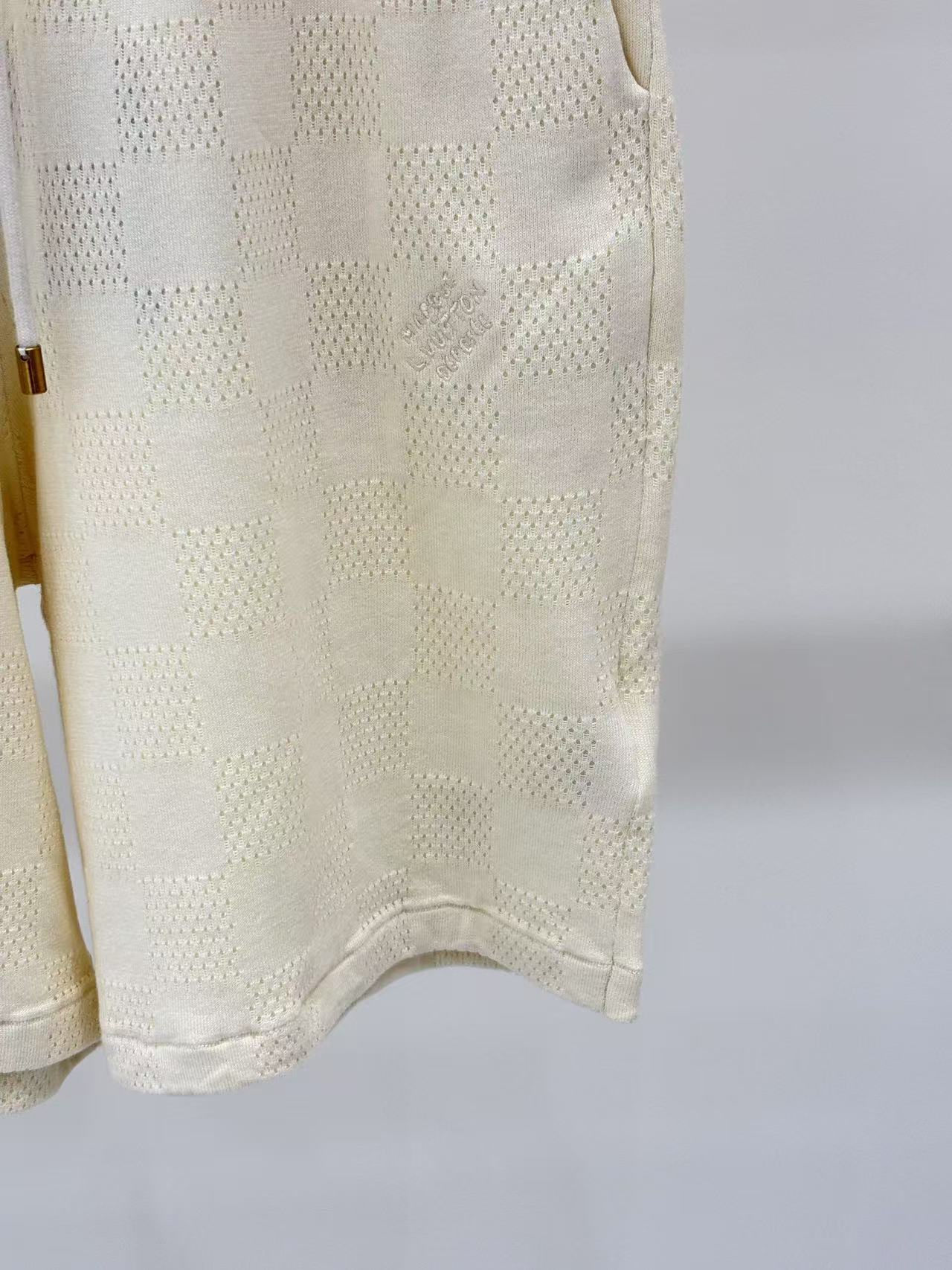 LV ダミエ フレンチテリーTシャツ+ダミエ フレンチテリーショーツ