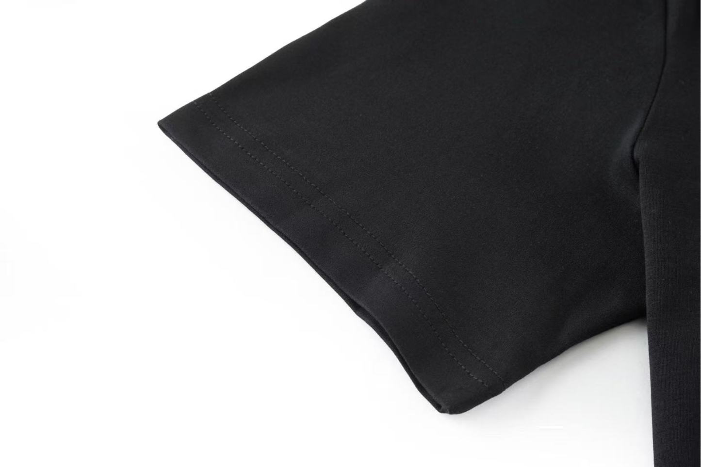 Prada Re-Nylonディテール付 ストレッチコットン ポロシャツ