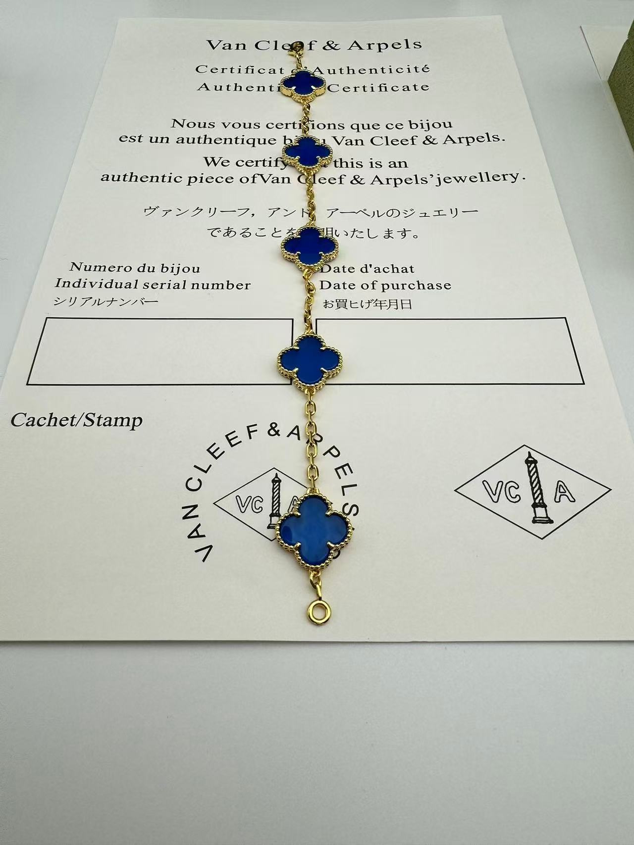 ヴィンテージ アルハンブラ ブレスレット、5モチーフ