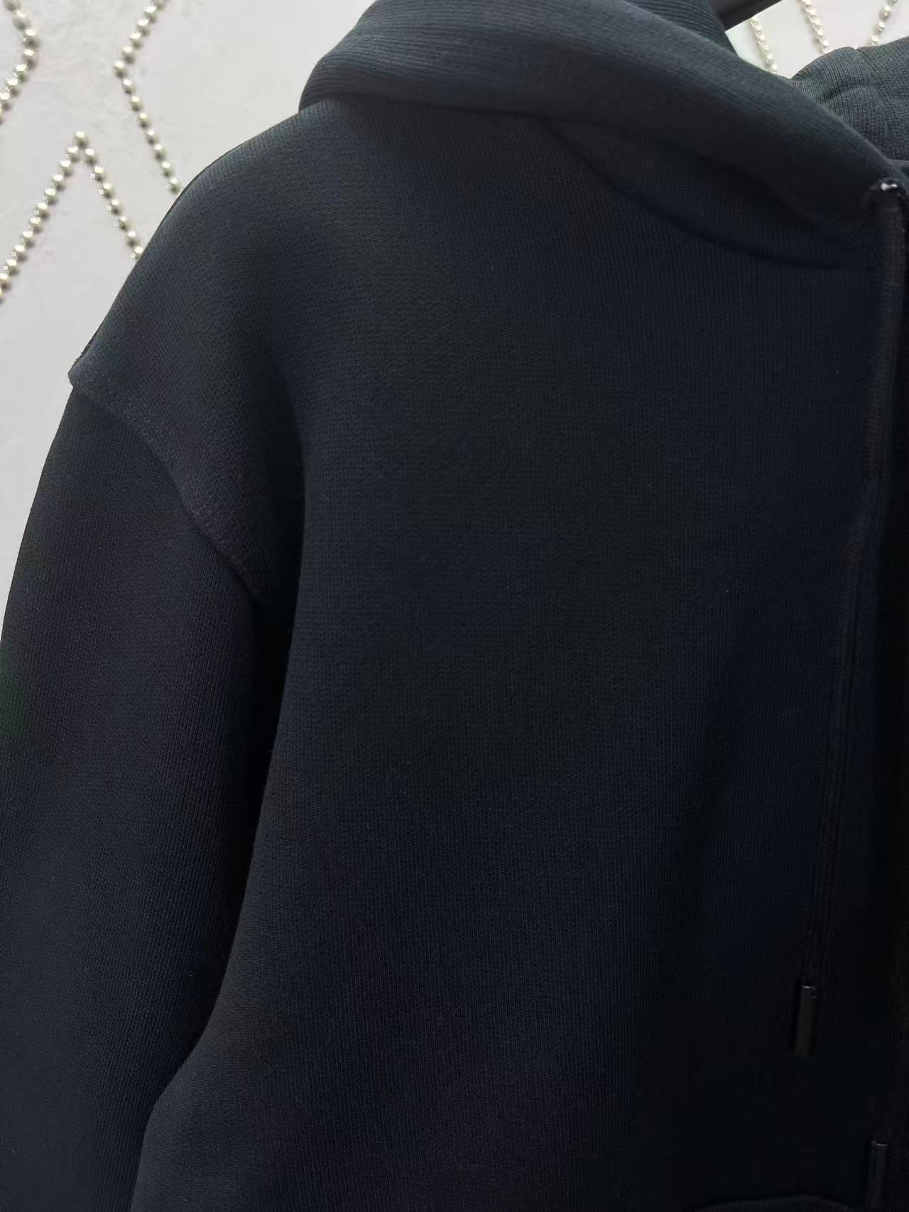 Burberry チェックラベル コットンフーディー